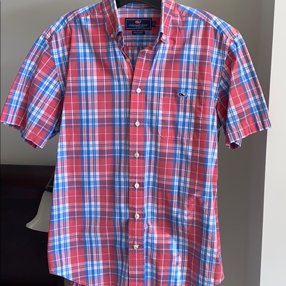 Vineyard Vines Mens Short Sleeve Button 